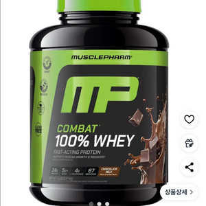 컴뱃 단백질 보충제 초코쉐이크 맛 2.28kg