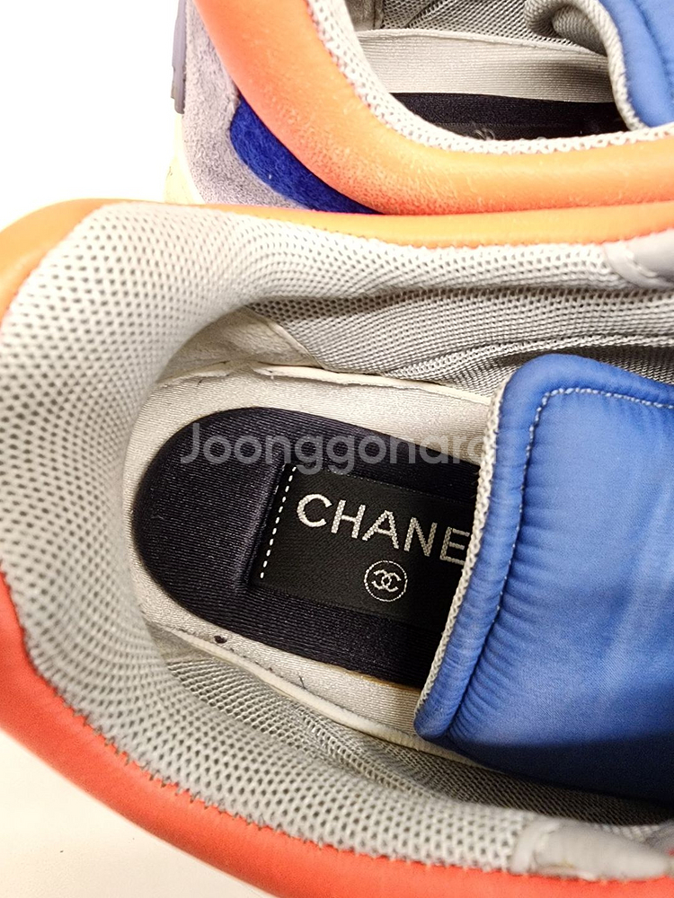 샤넬 블루 매쉬 CC로고 스니커즈 G34086 35--5