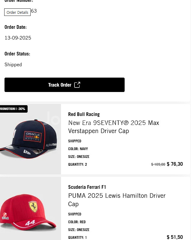 f1 정품 모자 레드불 2025(막스베르스타펜)--1