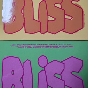 도경수 앨범 bliss 세트