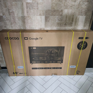 65인치 4K UHD LED TV 스탠드형 새상품 박스