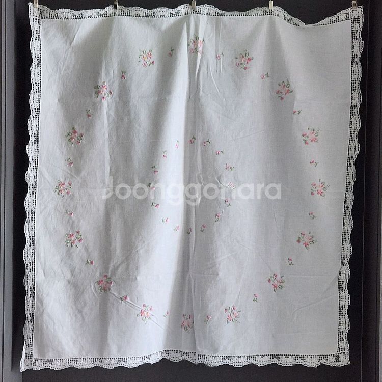 빈티지패브릭 자수패브릭 테이블패브릭 식탁보 플라워패브릭--0