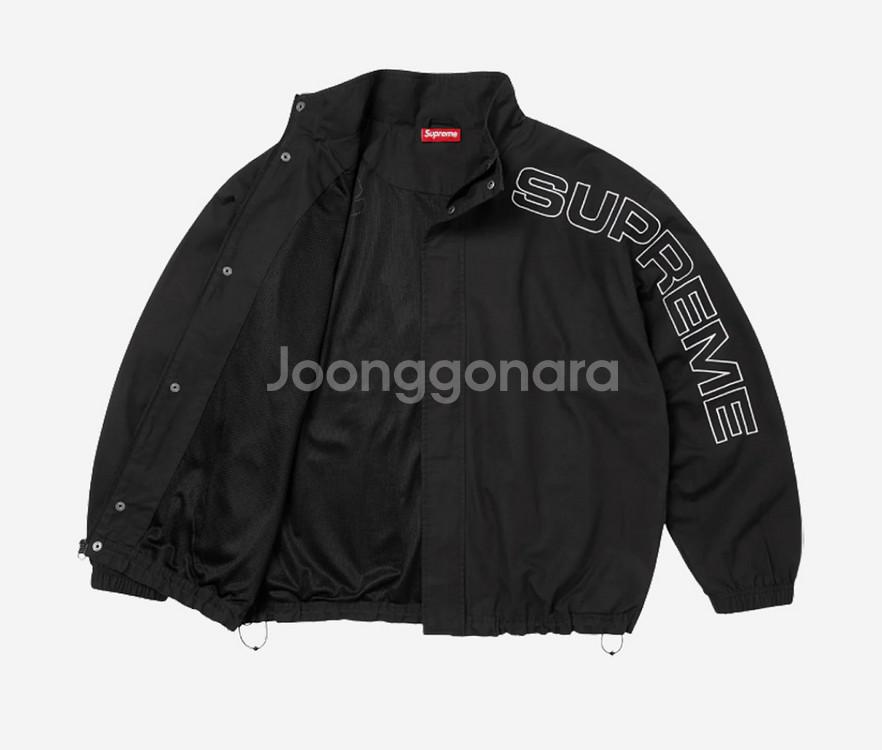 새상품)25fw슈프림 바람막이 로고자켓 L 팝니다--1
