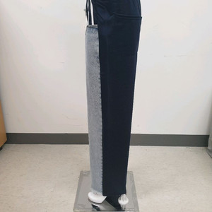 여름청바지 투톤배색 밴딩청바지 와이드통바지 패션데님팬츠