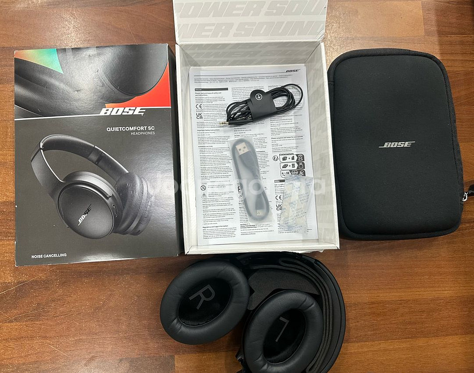 보스헤드폰 QC SC 블랙 노이즈캔슬링 (사용감없음)--1
