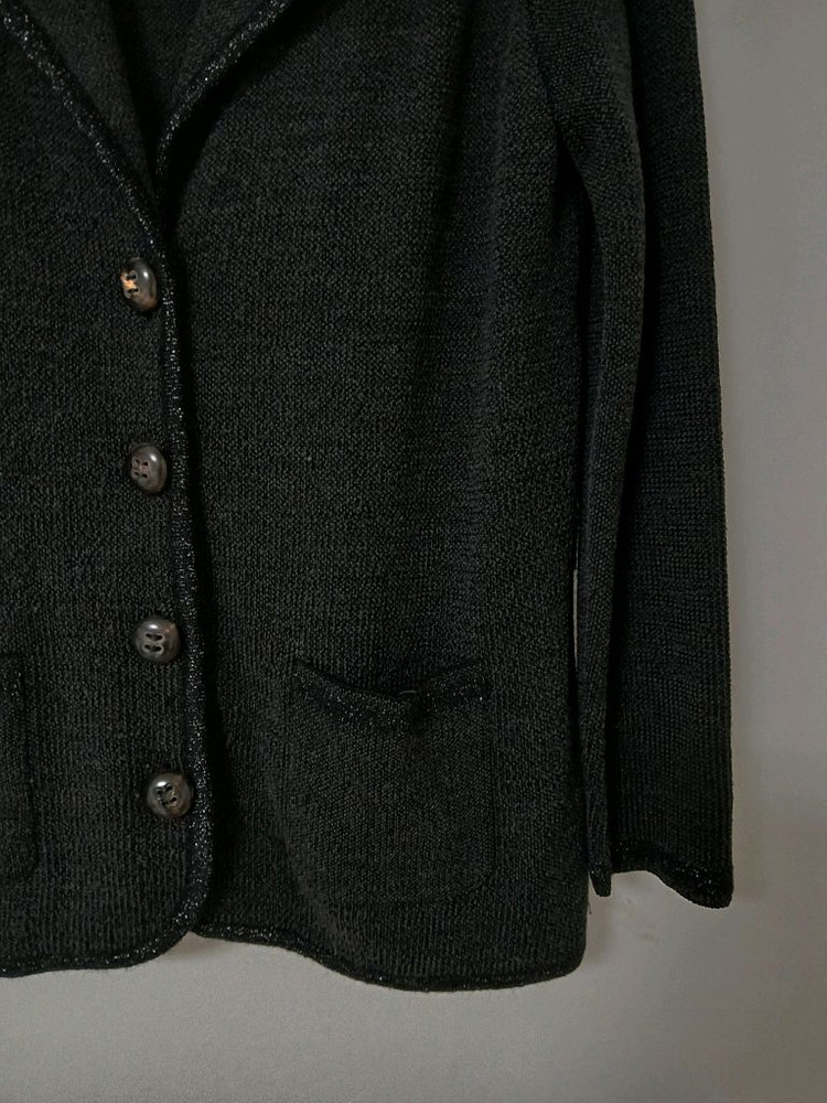 에스까다 반팔니트 상의+자켓 세트 투피스--2