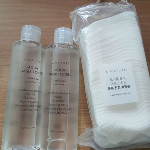 에스네이처 아쿠아 오아시스 토너 210ml+210ml