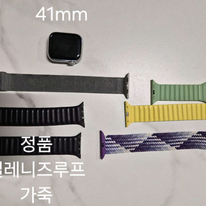 애플워치7 스테인레스 셀룰러 41mm 45mm