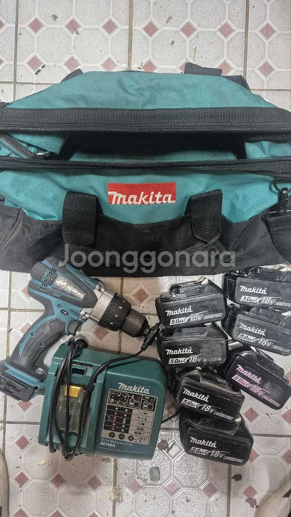 마끼다 드릴 세트 DHP458--7