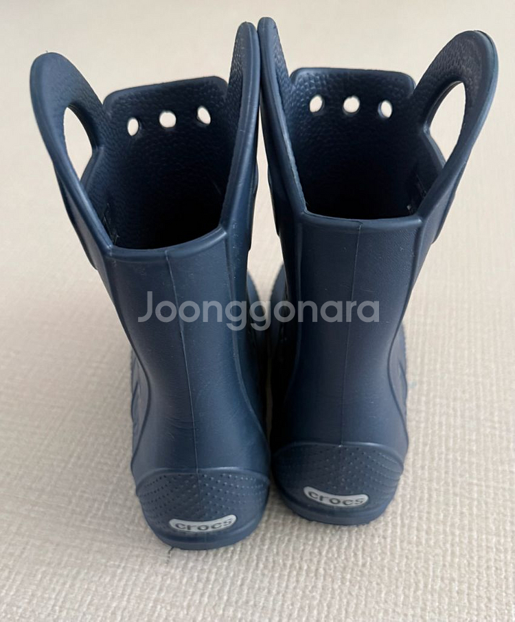 크록스 키즈 핸들 레인부츠 장화--1