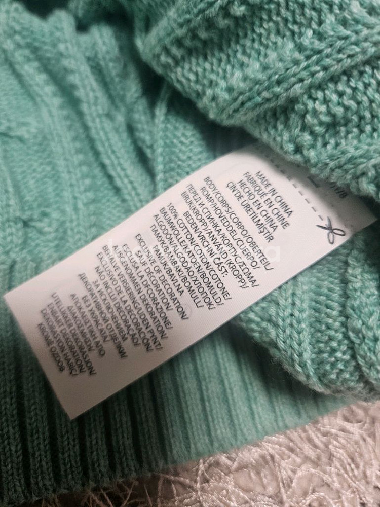 폴로 랄프로렌 반팔니트 걸즈L 55가능--2