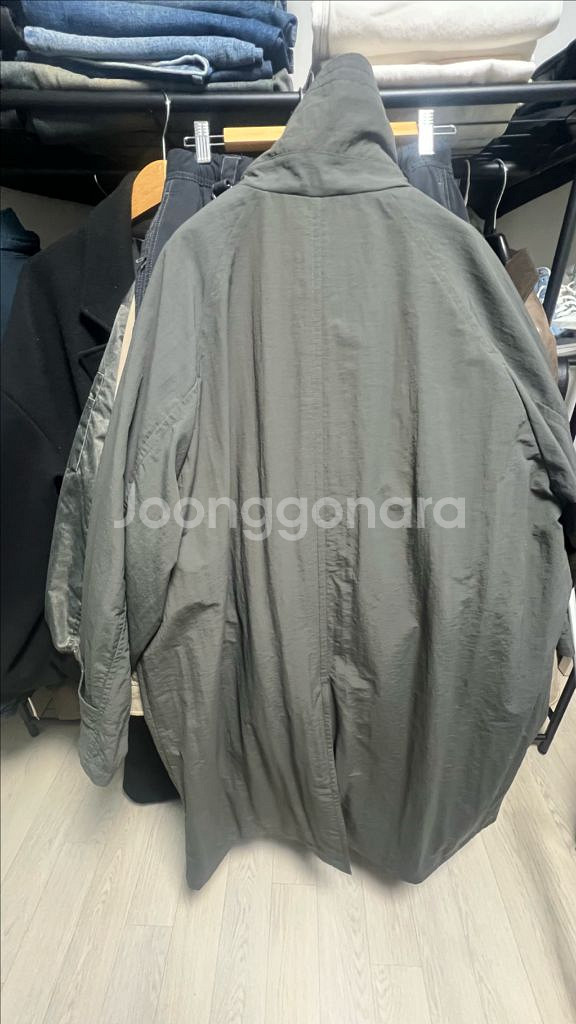 네이머 클로딩 발마칸 코트 자켓 차콜(XL)--8
