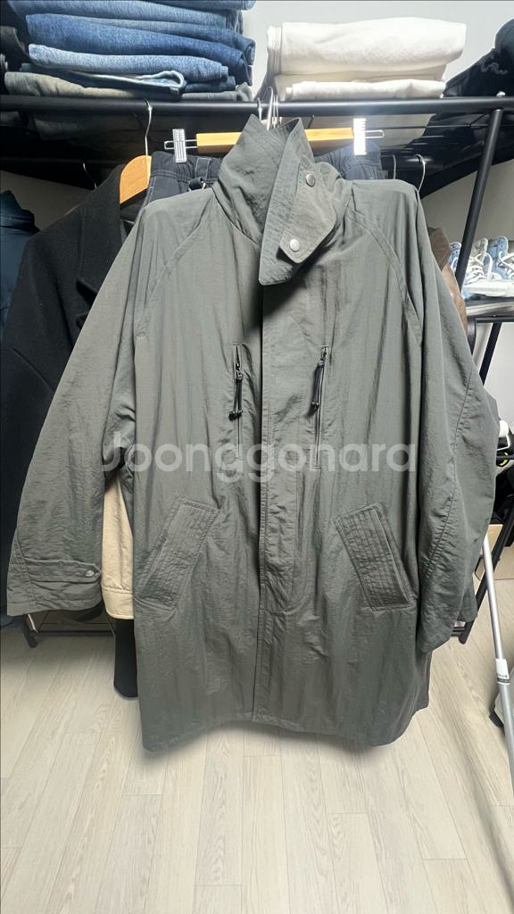 네이머 클로딩 발마칸 코트 자켓 차콜(XL)--4