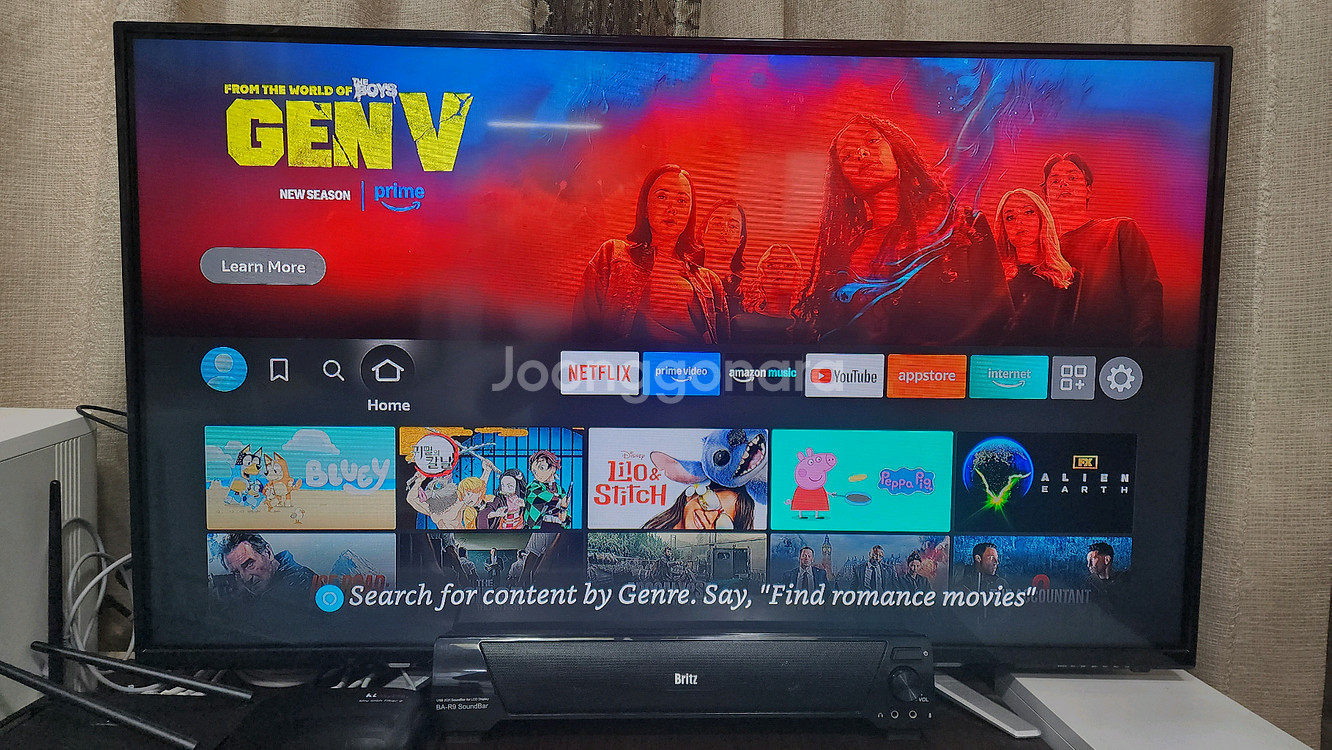 SMATRA 40인치TV+firetv stick 4k--2