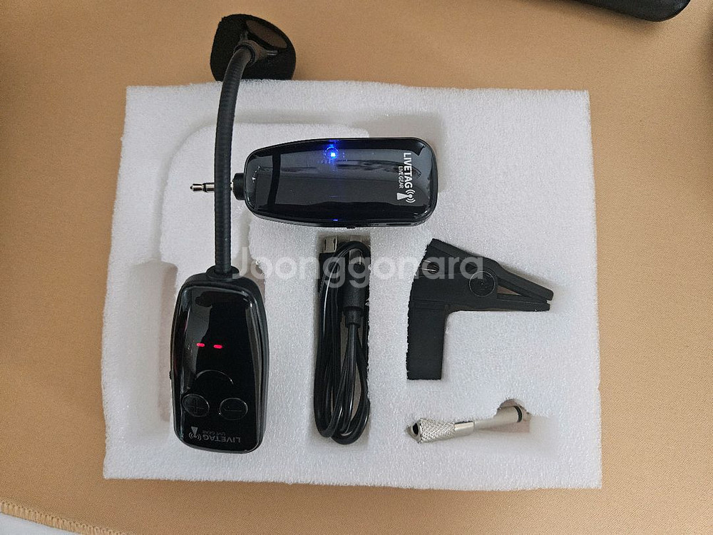 라이브텍 M10 색소폰 무선 핀마이크--1