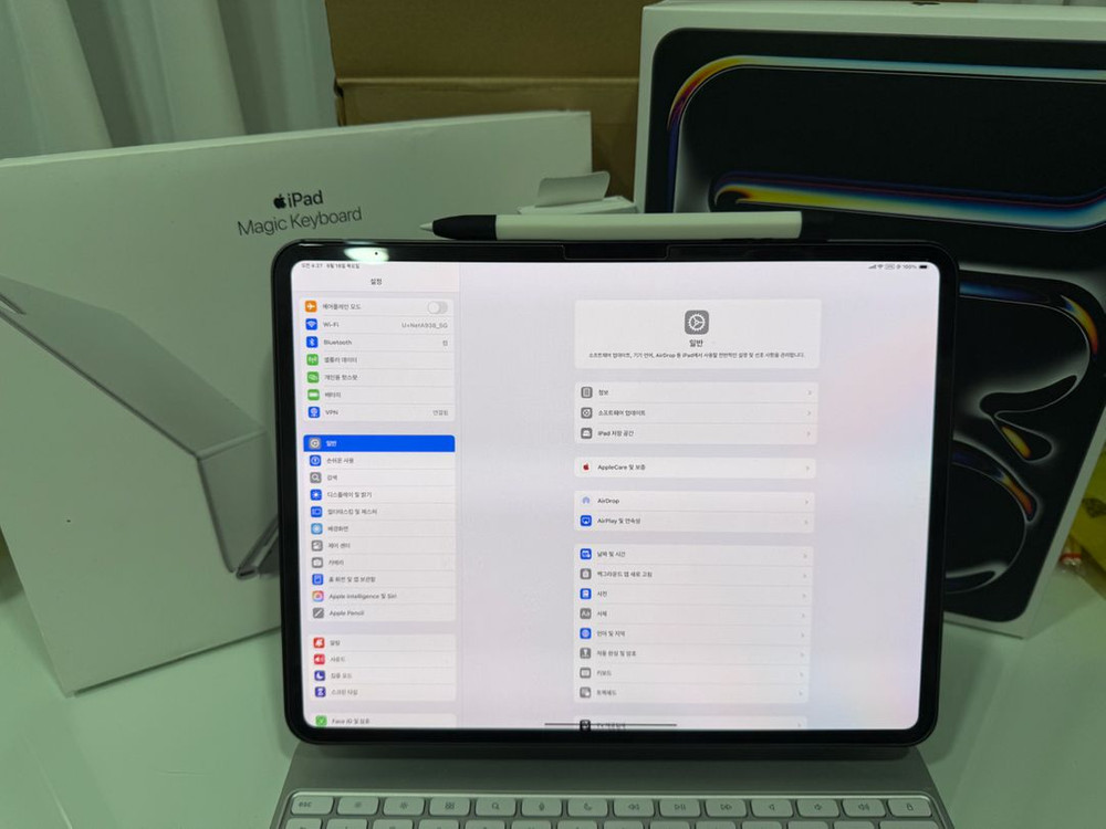 아이패드 프로7세대 M4 13인치 셀룰러(애케플)풀세트 이미지