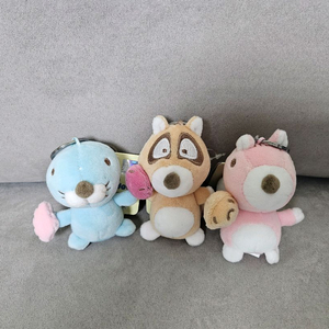보노보노 너부리 포로리 (모찌) 키링 인형