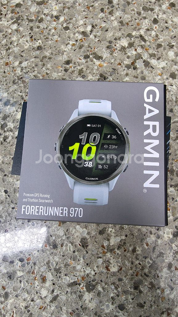 [미개봉] 가민 포러너 970 화이트--1