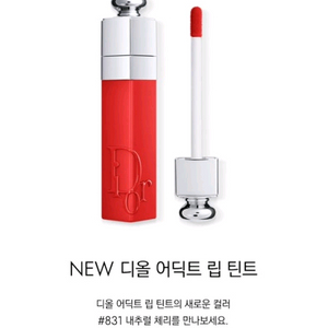 (새제품)디올 어딕트 립틴트 831 네츄럴체리