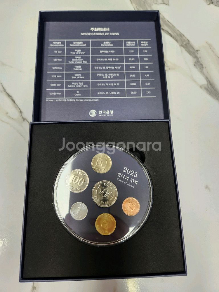 2025 한국의 주화 (2025년 민트세트) 새상품--2