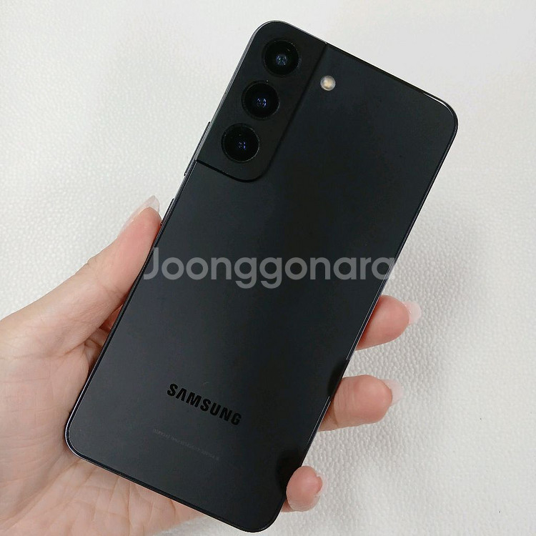 (왕십리중고폰)갤럭시S22 256기가 블랙 공기계--0