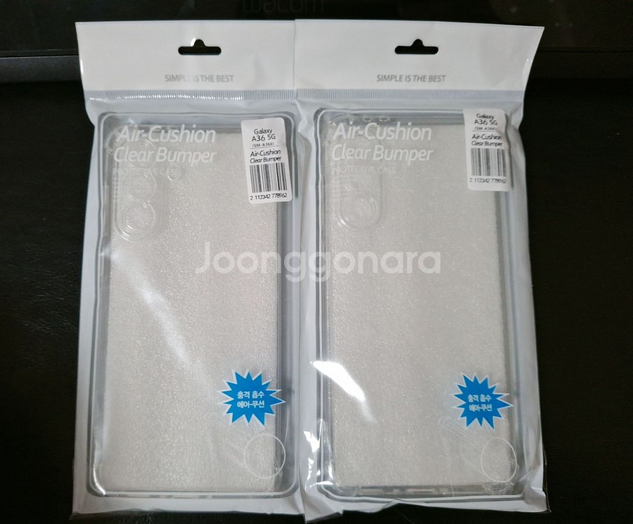(1+1) 갤럭시 A36 에어룸 투명 젤리케이스--0