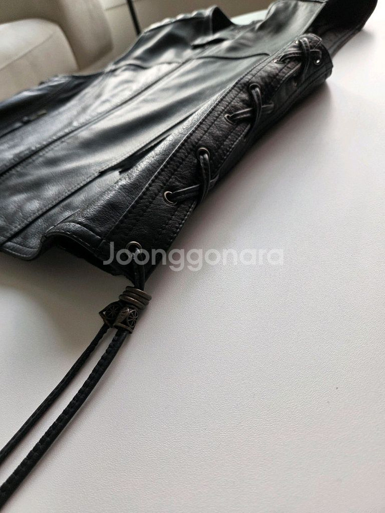 공방제작 커스텀 바이크 가죽 자켓--2