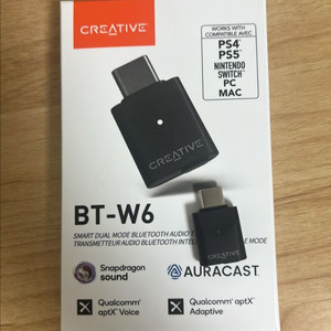 크리에이티브 BT-W6 동글이 팝니다