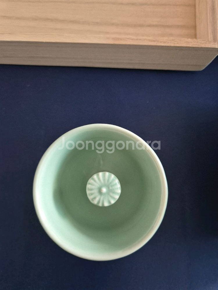해림도예 인간문화재 이춘규 계영배술잔도자기( 미사용--2