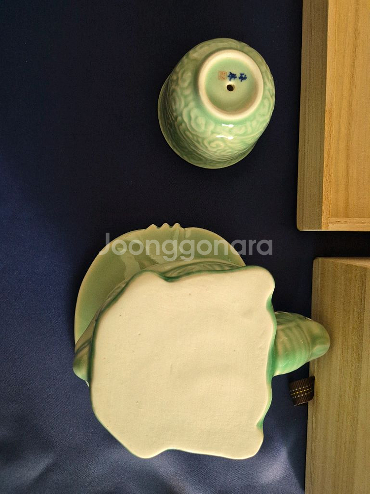 해림도예 인간문화재 이춘규 계영배술잔도자기( 미사용--3