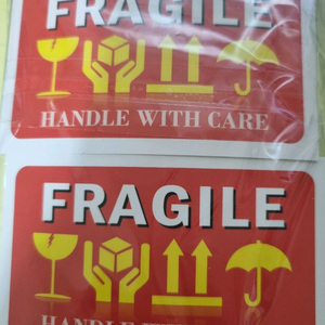 53.FRAGILE 파손주의 스티커