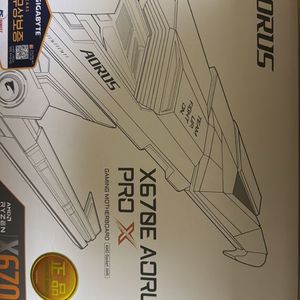 Aorus 엘리트x670e prox 풀박 쿨거네고