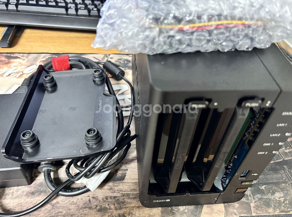 시놀로지DS220+,WD 12TbX2EA,8Gb램--1