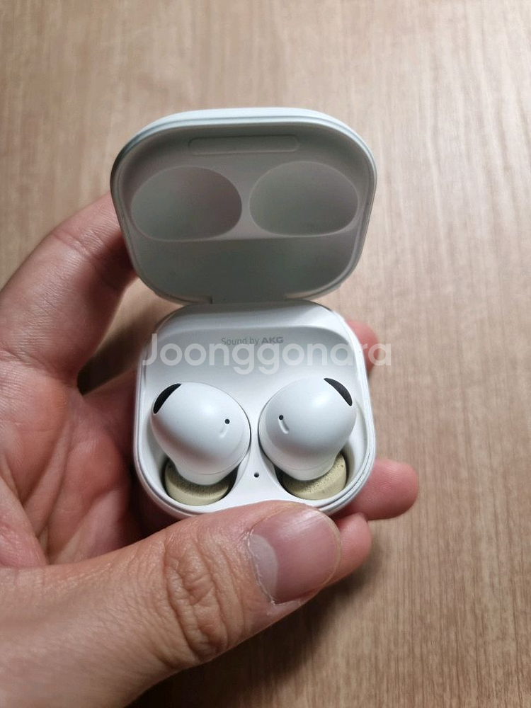 갤럭시 버즈 2 프로 화이트 풀구성품--4