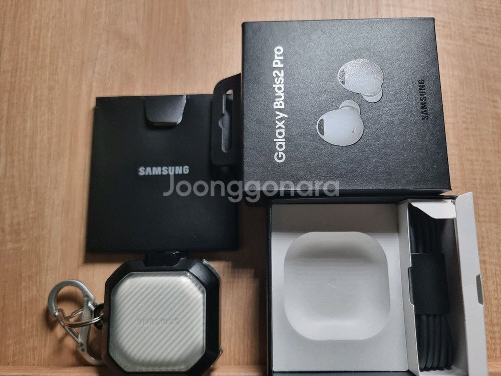 갤럭시 버즈 2 프로 화이트 풀구성품--0