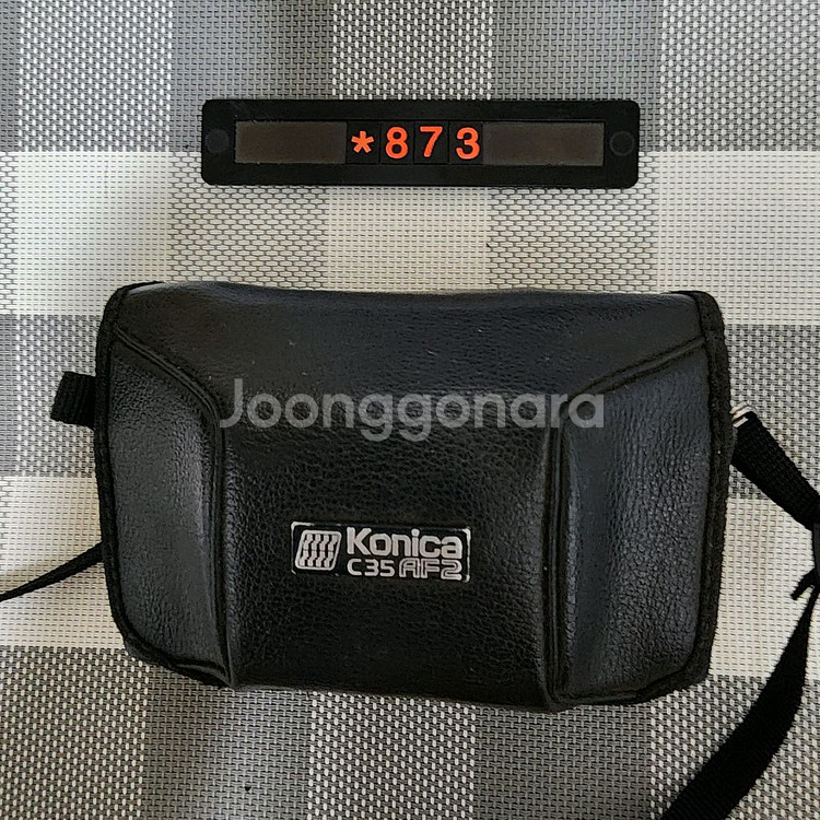 코니카 C 35 AF 2D 필름카메라 케이스포함--5