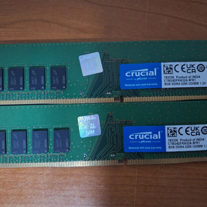 크루셜 ddr4 16gb(8gb*2)3200 2세트