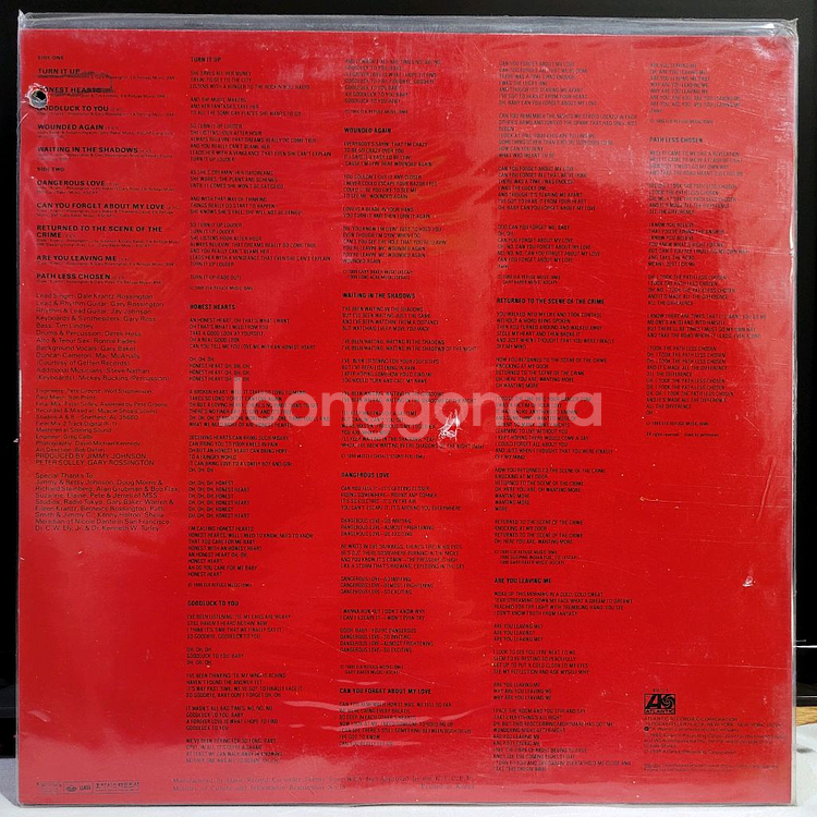 팝송LP - (미개봉) 로싱턴 Rossington--1