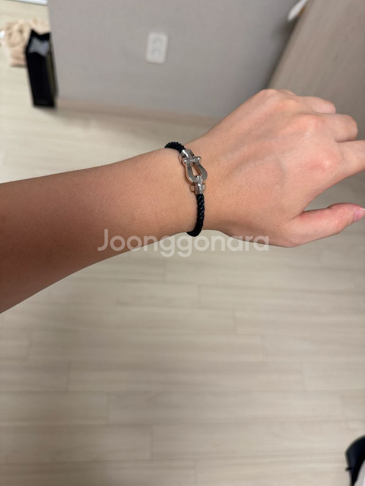 프레드 포스텐 팔찌(라지)화이트골드 17호사이즈--0