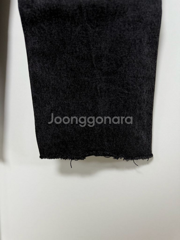 흑청 데님팬츠(m)--2