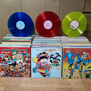 일본동요 음반 LP 160장 (6 오디오 앰프 스피커