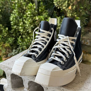 컨버스 척테일러 디럭스 스퀘어드 블랙 (270)