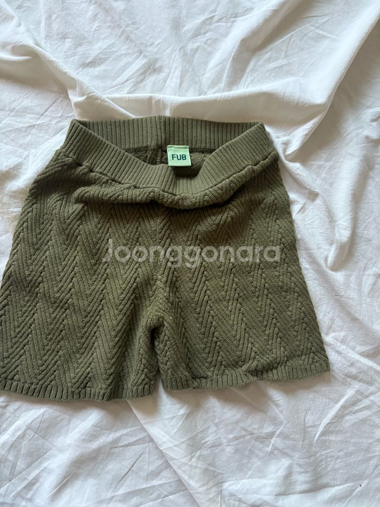 퍼브 니트 나시&반바지 set--5