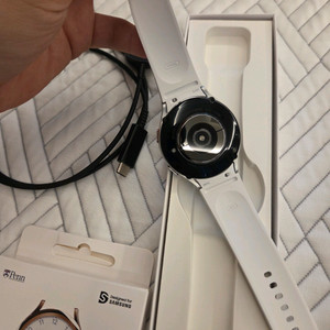 삼성 갤럭시워치5 44mm 실버 화이트