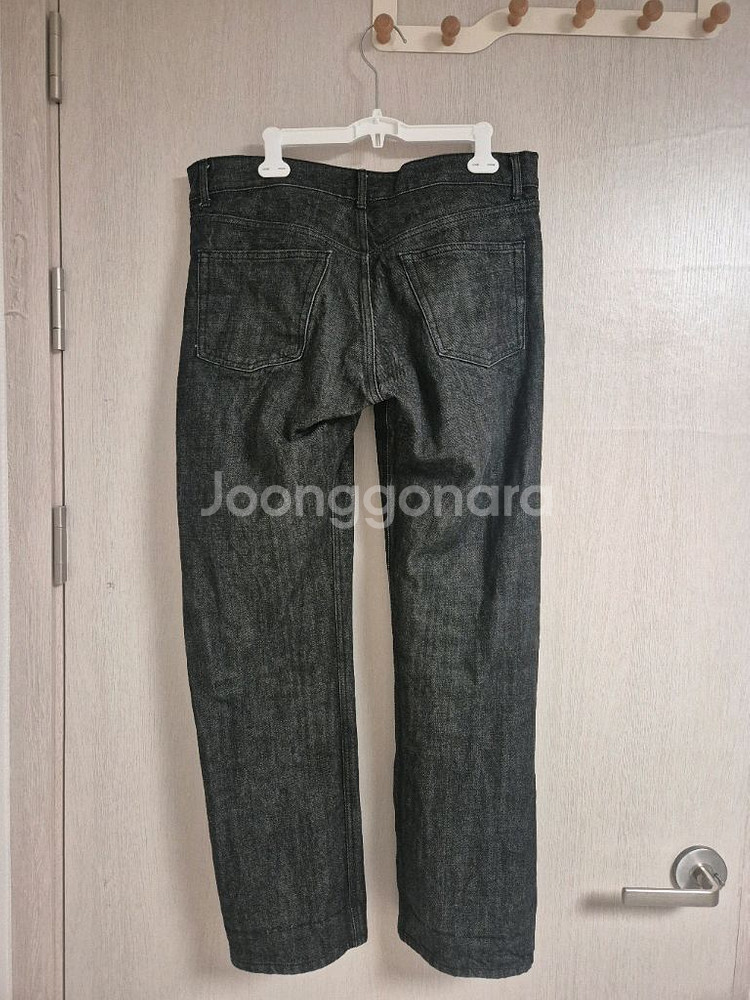 유니폼브릿지 셀비지 흑청 데님 M--1