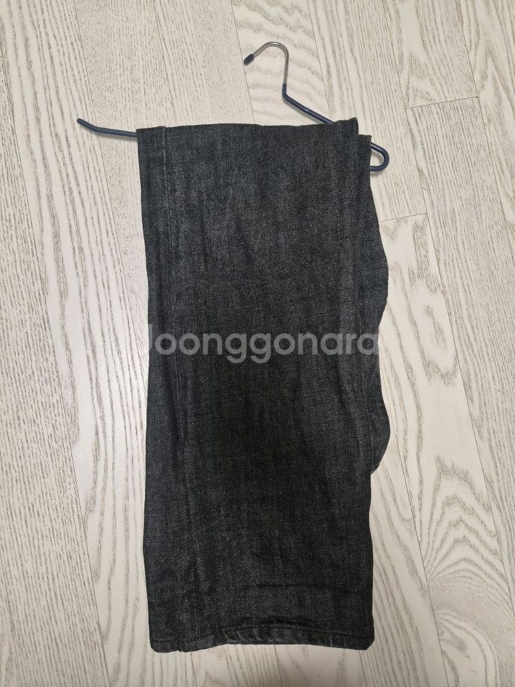유니폼브릿지 셀비지 흑청 데님 M--4