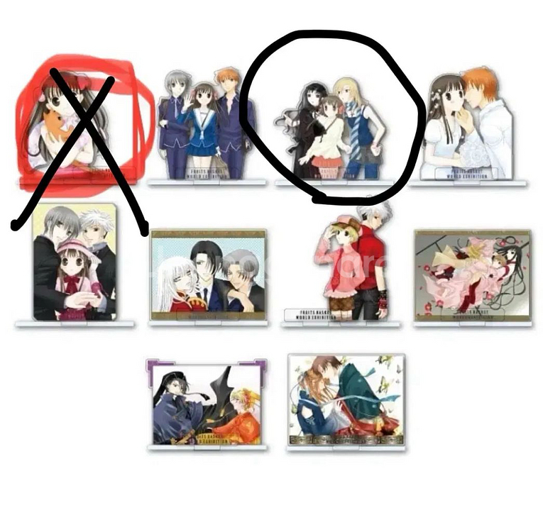 후르츠 바스켓 원화전 랜덤 아크릴 스탠드 하토리 모미지--1