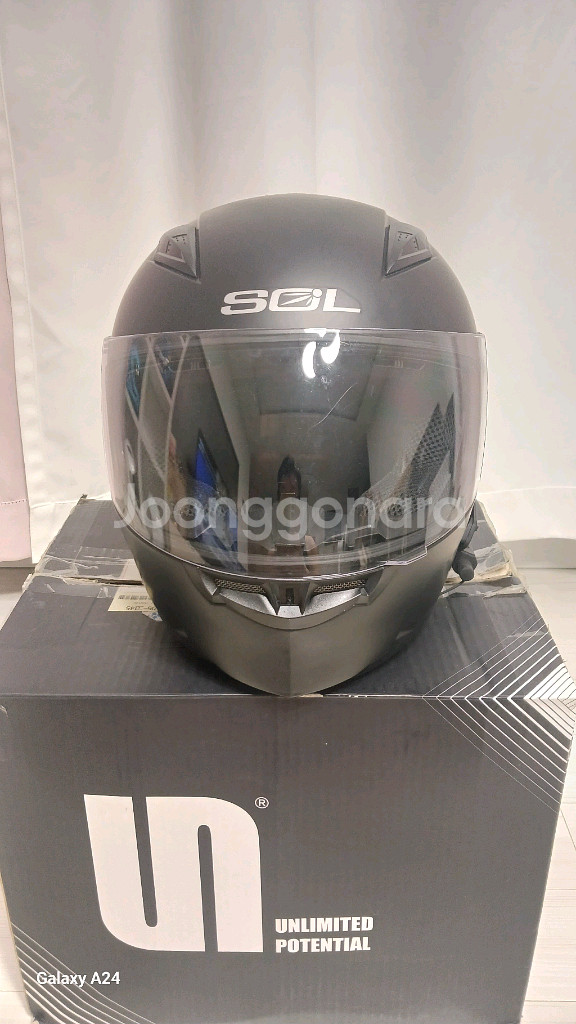 SOL SF-2M 솔 솔리드 무광 블랙 풀페이스헬멧(M--7