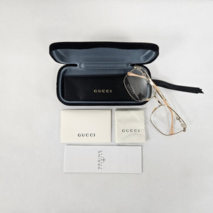 [새상품/정품]구찌 명품 남여 스퀘어 메탈 안경테 이미지