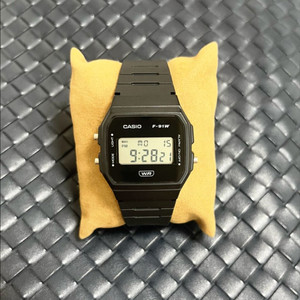 카시오 F91 WB 올블랙 시계